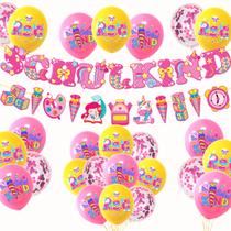 Kit de decoração de festa de volta às aulas, 18 unidades com tema alemão