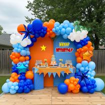 Kit de decoração de festa Kozee Anime Dragon com guirlanda de balões