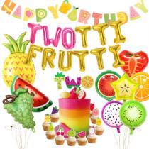 Kit de decoração de festa Sursurprise Twotti Frutti, 2º aniversário Kit de decoração de festa Sursurprise Twotti Frutti, 2º aniversário