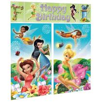 Kit de decoração de parede Scene Setters Disney Tinkerbell Birthday