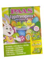 Kit de decoração e tintura de ovos PAAS Eggstravaganza com adesivos