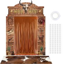 Kit de Decoração Festa Faroeste YLOLUL Cowboy 7 Peças Kit de Decoração Festa Faroeste YLOLUL Cowboy 7 Peças