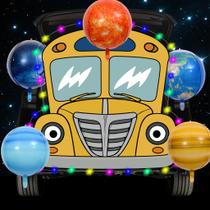 Kit de decoração MoimTech Halloween School Bus Track or Treat