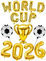 Kit de Decoração para Festa de Futebol SUAIPA 2026 com Balões Metalizados Kit de Decoração para Festa de Futebol SUAIPA 2026 com Balões Metalizados