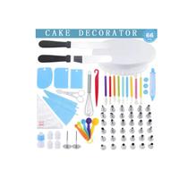 Kit de decoração para pastelaria e pastelaria 66 peças