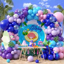 Kit de decoração Saxuxu Blue Balloon Arch Princess Party Kit de decoração Saxuxu Blue Balloon Arch Princess Party
