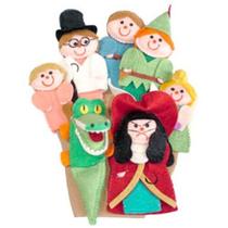 Kit de Dedoches em Feltro - Peter Pan Kit de Dedoches em Feltro - Peter Pan
