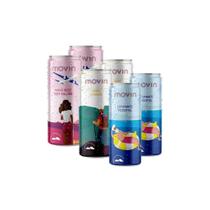 KIT DE DEGUSTAÇÃO C/6 UN. LATAS MOVIN (2 BRANCO, 2 ROSÉ e 2 MOSCATEL)