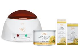 Kit de depilação GIGI All Purpose Honee Soft Wax 396g Starter