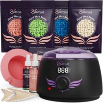 Kit de depilação Hehasi Digital Hard Wax Aquecedor para mulheres