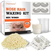 Kit de depilação nasal Charmonic 120g com 30 aplicadores Kit de depilação nasal Charmonic 120g com 30 aplicadores