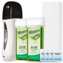 Kit de Depilação Roll-On com Aloe Vera para Mulheres