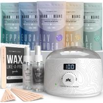 Kit de depilação Tress Wellness para peles sensíveis com preparação e cuidados posteriores Kit de depilação Tress Wellness para peles sensíveis com preparação e cuidados posteriores