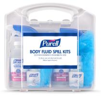 Kit de derramamento de fluido corporal PURELL 3841-08-CLMS com suporte Clam Shell Kit de derramamento de fluido corporal PURELL 3841-08-CLMS com suporte Clam Shell