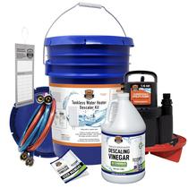 Kit de descarga para aquecedor de água sem tanque Chromex com vinagre 15L