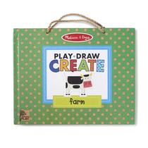 Kit de Desenho e Ímãs Melissa & Doug - Fazenda Natural Play
