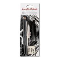 Kit de Desenho Profissional Conté a Paris com 6 Peças 50073 Kit de Desenho Profissional Conté a Paris com 6 Peças 50073