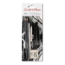 Kit de Desenho Profissional Conté a Paris com 6 Peças 50073 Kit de Desenho Profissional Conté a Paris com 6 Peças 50073