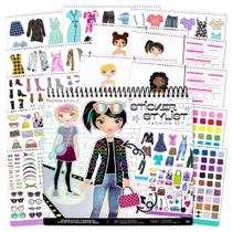 Kit de designer de estilistas de adesivos Fashion Angels com mais de 700 adesivos