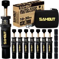 Kit de Desinflado de Pneus SAMOUT Ajustável 10-30 PSI, 8 peças Kit de Desinflado de Pneus SAMOUT Ajustável 10-30 PSI, 8 peças
