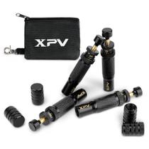 Kit de Desinflador de Pneus XPV AUTO Ajustável 10-30 PSI 4 Peças Kit de Desinflador de Pneus XPV AUTO Ajustável 10-30 PSI 4 Peças
