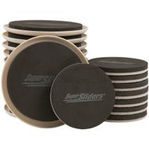 Kit de Deslizadores para Móveis Super Sliders Médio e Grande com Feltro 20 Peças Kit de Deslizadores para Móveis Super Sliders Médio e Grande com Feltro 20 Peças