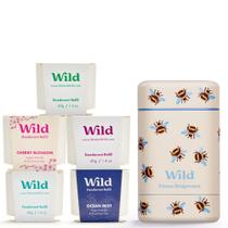 Kit de Desodorante Recarregável Wild The Full Monty 5 x 40g Vegano