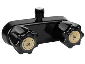 Kit de desvio de válvula de banho RV Faucet Awelife 4" preto Kit de desvio de válvula de banho RV Faucet Awelife 4" preto