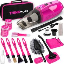 Kit de Detalhe Automotivo THINKWORK - Aspirador de 8000PA e Limpador Interno