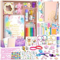 Kit de Diário ADUSRIZ para Meninas (8-14 anos) - +70 Peças de Artesanato