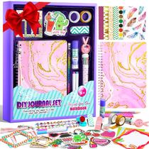 Kit de diário BALORIZ DIY para meninas de 8 a 14 anos com mais de 150 unidades