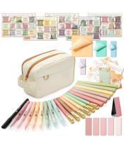 Kit de diário bíblico de estudo bíblico Mr. Pen com marcadores e canetas Kit de diário bíblico de estudo bíblico Mr. Pen com marcadores e canetas