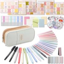 Kit de diário de suprimentos para estudos bíblicos XKDOUS 56 unidades para mulheres
