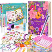 Kit de Diário DIY ZapWhiz para Meninas (8-12 anos) - Com Álbum de Recortes