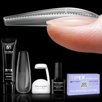Kit de dicas para unhas Five Angeles Tipex Instant Apex pré-gravado