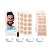 Kit De Dilatadores Nasais Anti-ronco Com Tiras Magnéticas Melhora a Qualidade Do Sono Solução Para