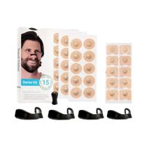 Kit De Dilatadores Nasais Anti-ronco, Tiras Magnéticas, Melhora a Qualidade Do Sono, Solução De