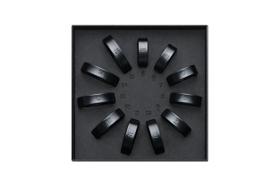 Kit de dimensionamento de anéis SAMSUNG Galaxy Ring com 11 tamanhos de amostra