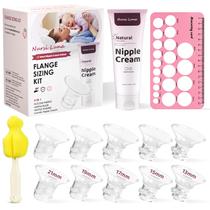 Kit de dimensionamento de flange para bomba de mama Nursi Luna de 13-21 mm de silicone Kit de dimensionamento de flange para bomba de mama Nursi Luna de 13-21 mm de silicone