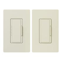 Kit de dimmer digital Lutron Maestro LED+ 150 W Amêndoa Kit de dimmer digital Lutron Maestro LED+ 150 W Amêndoa