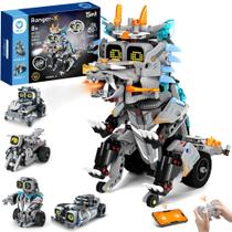 Kit de dinossauro para robôs de construção Sillbird Rextor com controle remoto Kit de dinossauro para robôs de construção Sillbird Rextor com controle remoto