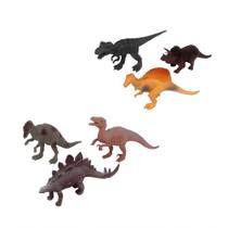 Kit De Dinossauros Com 6 Peças - Wellkids