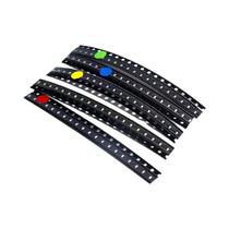 Kit De Diodos Emissores De Luz LED SMD 5 Cores 100pcs 0603 0805 1206 1210 3528 5730 Mini LED