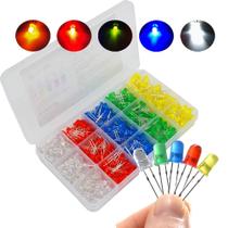 Kit de Diodos LED haraqi 500pcs 5mm Cores Sortidas Kit de Diodos LED haraqi 500pcs 5mm Cores Sortidas