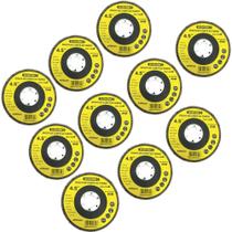 Kit de Discos 80 Bomvink 115mm para Lixadeiras com Encaixe de 22mm