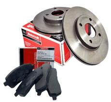 Kit de Discos e Pastilhas de Freio Dianteiro New Fiesta e Novo Ka 10 / 19 MOTORCRAFT VENTILADO 256mm