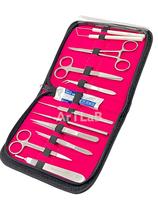Kit de Dissecção Cynamed 11 peças em aço inoxidável alemão Kit de Dissecção Cynamed 11 peças em aço inoxidável alemão