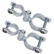 Kit de dobradiças de porta de vedação de arame SparkSway, pacote com 2 unidades, galvanizado Kit de dobradiças de porta de vedação de arame SparkSway, pacote com 2 unidades, galvanizado