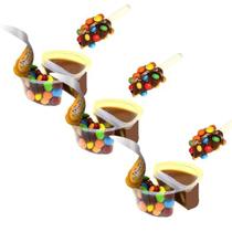 Kit de DOCES DUCREM COM CONFEITO Grudar e Comer LANÇAMENTO 03 Unidades