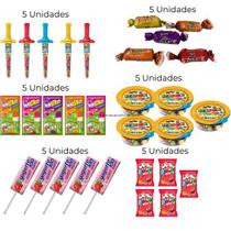 Kit de Doces + Espada Ninja para Criança 30 Doces no Total
